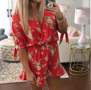 Coral romper